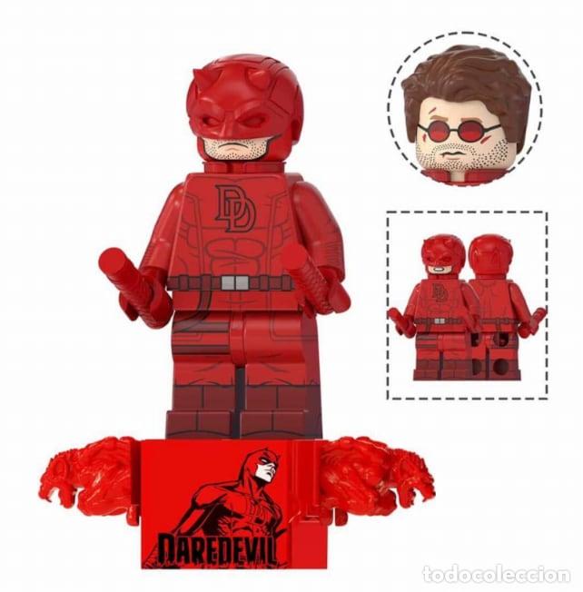 Figuras y mu&ntilde;ecos Marvel: Daredevil Classic (Marvel) Lego compat&iacute;vel minifiguras - Foto 1