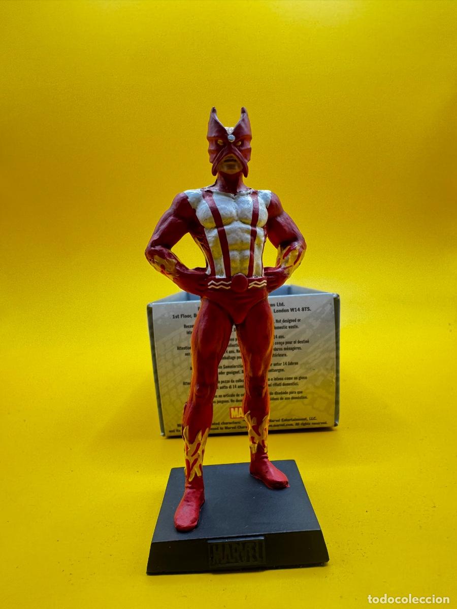 Figuras y mu&ntilde;ecos Marvel: SUNFIRE FUEGO SOLAR X-MEN MARVEL EAGLEMOSS 2011 N&ordm; 8 &ndash; FIGURA DE PLOMO PINTADA A MANO CON CAJA