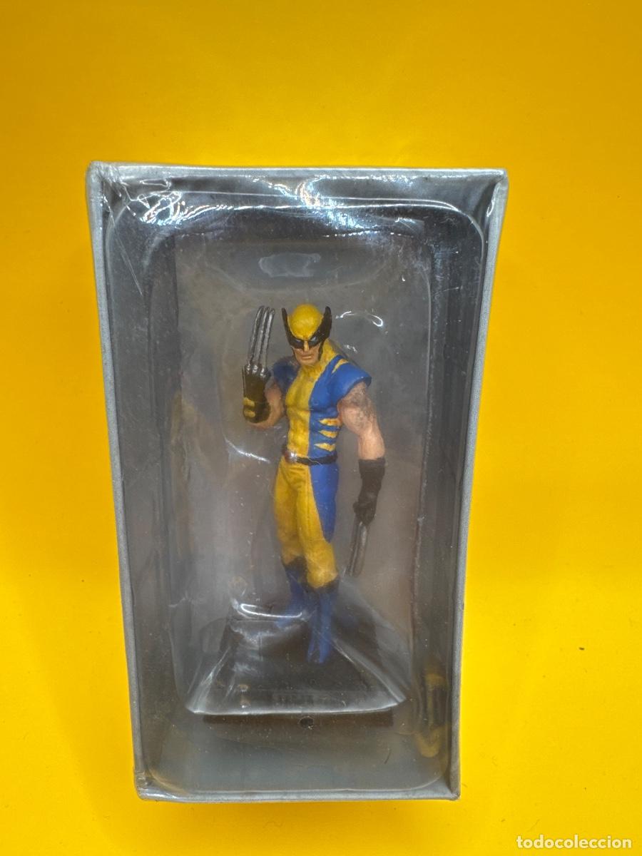 Figuras y mu&ntilde;ecos Marvel: WOLVERINE LOBEZNO X-MEN MARVEL EAGLEMOSS &ndash; FIGURA DE PLOMO PINTADA A MANO CON EMBALAJE ORIGINAL