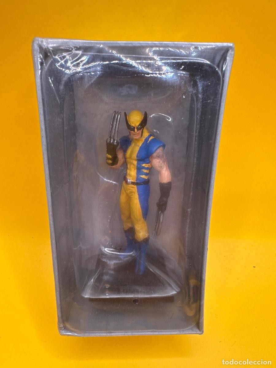 Figuras y mu&ntilde;ecos Marvel: WOLVERINE LOBEZNO X-MEN MARVEL EAGLEMOSS &ndash; FIGURA DE PLOMO PINTADA A MANO CON EMBALAJE ORIGINAL