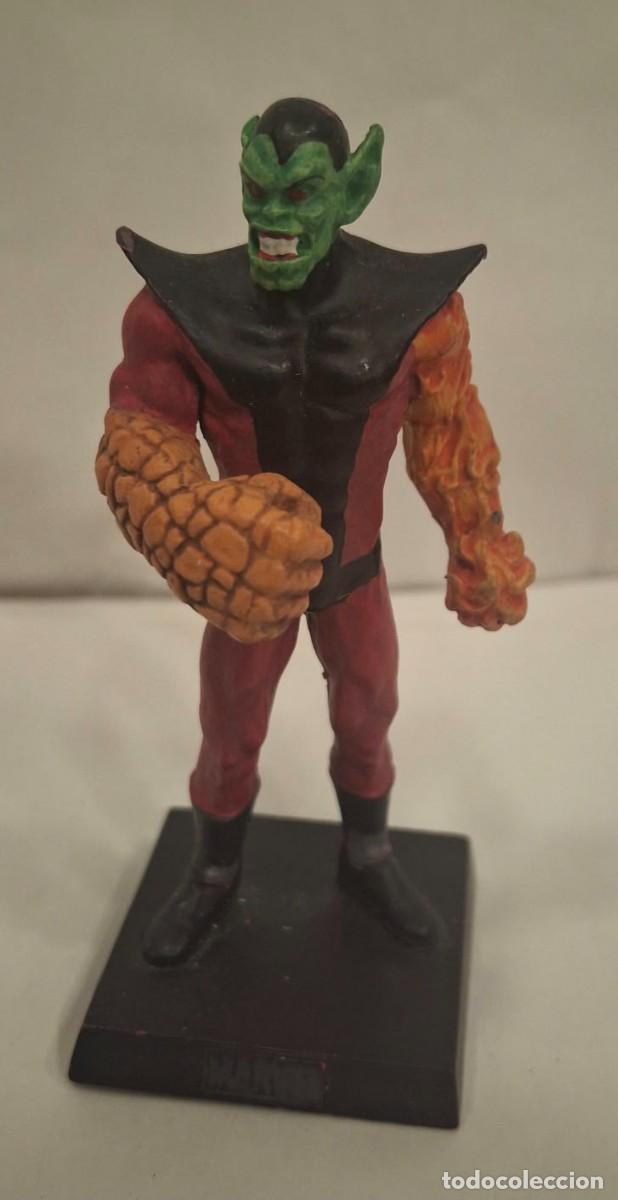 Figuras y mu&ntilde;ecos Marvel: EAGLEMOSS. MARVEL. SUPER SKRULL. FIGURA DE METAL.