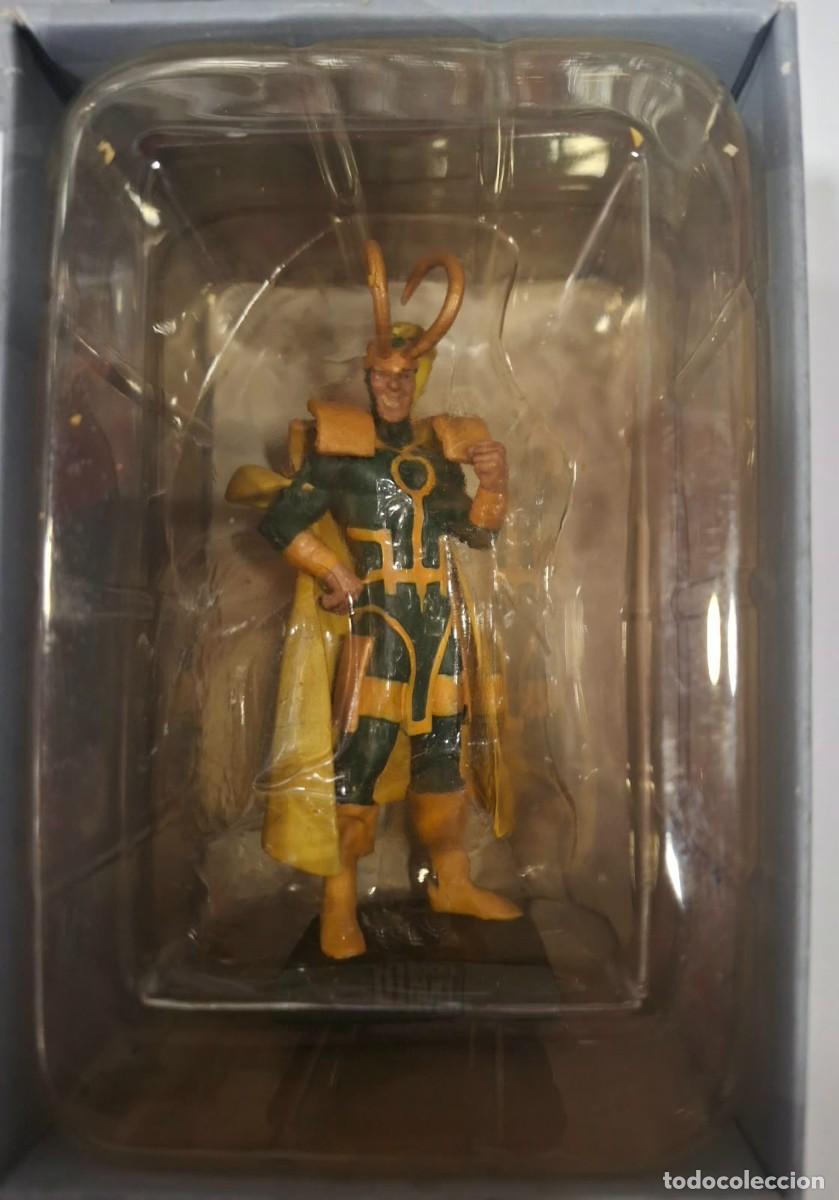 Figuras y mu&ntilde;ecos Marvel: EAGLEMOSS. MARVEL. LOKI. PLOMO..NUEVA Y EN SU BLISTER ORIGINAL.