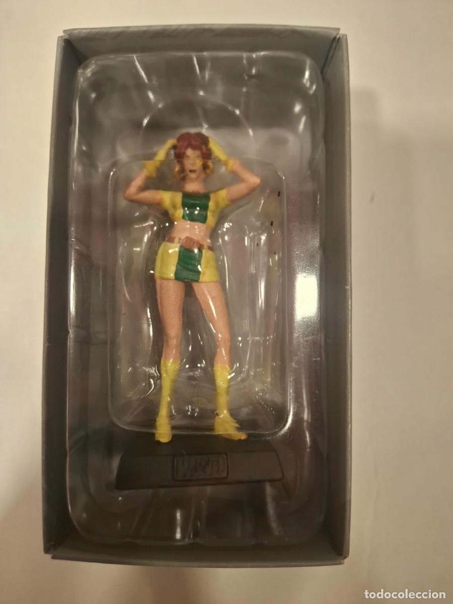 Figuras y mu&ntilde;ecos Marvel: EAGLEMOSS. MARVEL. CHICA MARAVILLOSA. PLOMO. NUEVA Y EN SU BLISTER ORIGINAL.