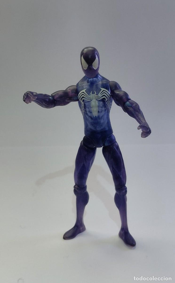 Figuras y mu&ntilde;ecos Marvel: SPIDERMAN BLACK SUIT TRANSLUCID MARVEL UNIVERSE/LEGENDS SERIES 10cm 3,75&rdquo; HASBRO