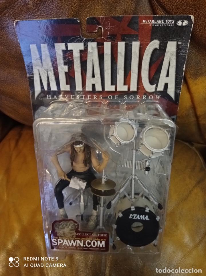 Figuras y Muñecos Mcfarlane: Metallica, Harvesters of sorrow. Lars Ulrich. Mcfarlane Toys 2001. Nuevo, sin abrir.Farlane - Foto 3 - 288681683