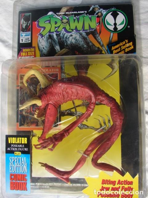 Figuras y mu&ntilde;ecos McFarlane: BLISTER CON VIOLATOR ROJO DE SPAWN CON COMIC - MCFARLANE - Foto 1