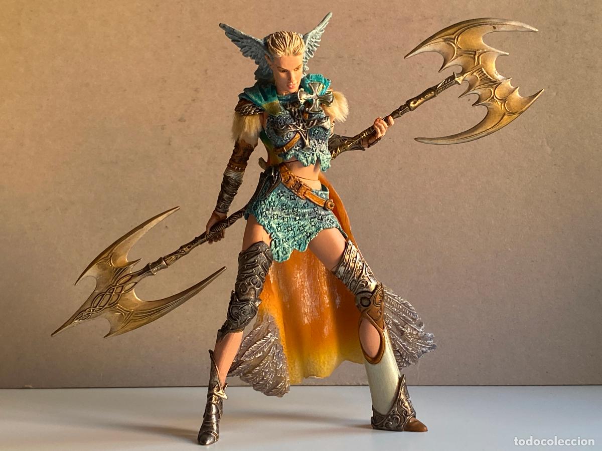Figuras y Mu&ntilde;ecos Mcfarlane: Spawn series 22, 2002. Valkerie. McFarlane Toys. The Dark Ages: The Viking age / Valkyrie