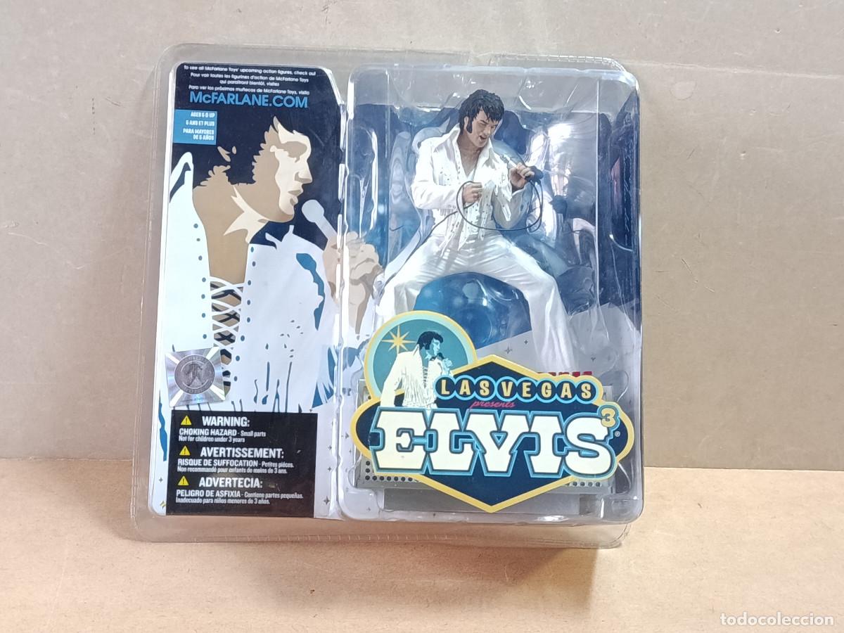 Figuras y Mu&ntilde;ecos Mcfarlane: FIGURA ELVIS PRESLEY 3 - CONCIERTO EN LAS VEGAS EN 1970 - MCFARLANE - CON CAJA Y A ESTRENAR