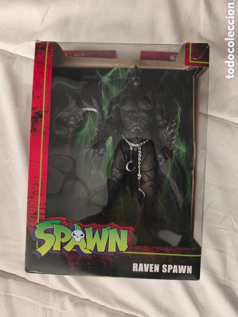 Figuras y Mu&ntilde;ecos Mcfarlane: Raven Spawn . con 2 armas . Mc. Farlane Toys. Figura 20 cm.
