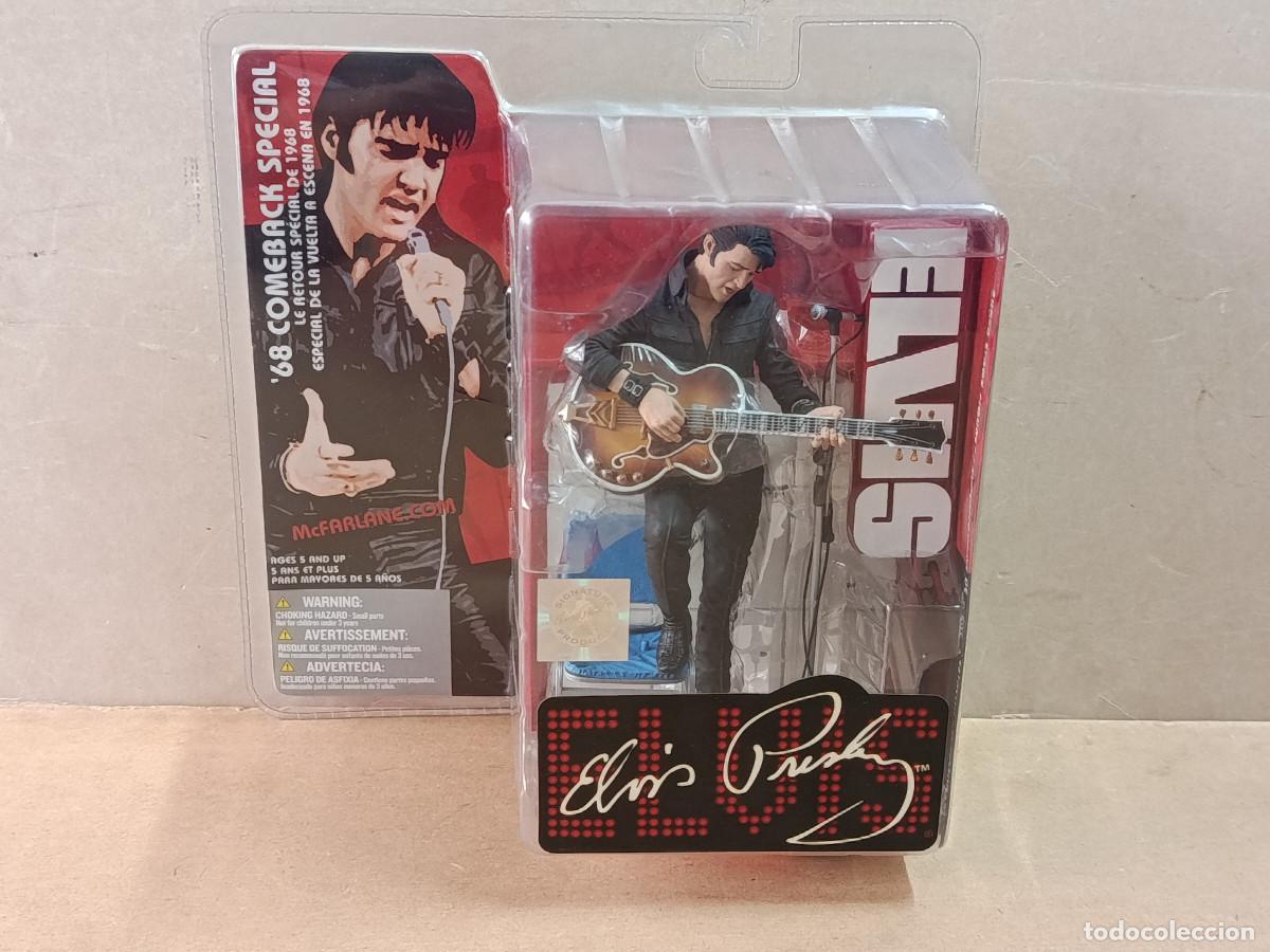 Figuras y Mu&ntilde;ecos Mcfarlane: FIGURA ELVIS PRESLEY - '68 COMEBACK SPECIAL - MCFARLANE - CON CAJA Y A ESTRENAR