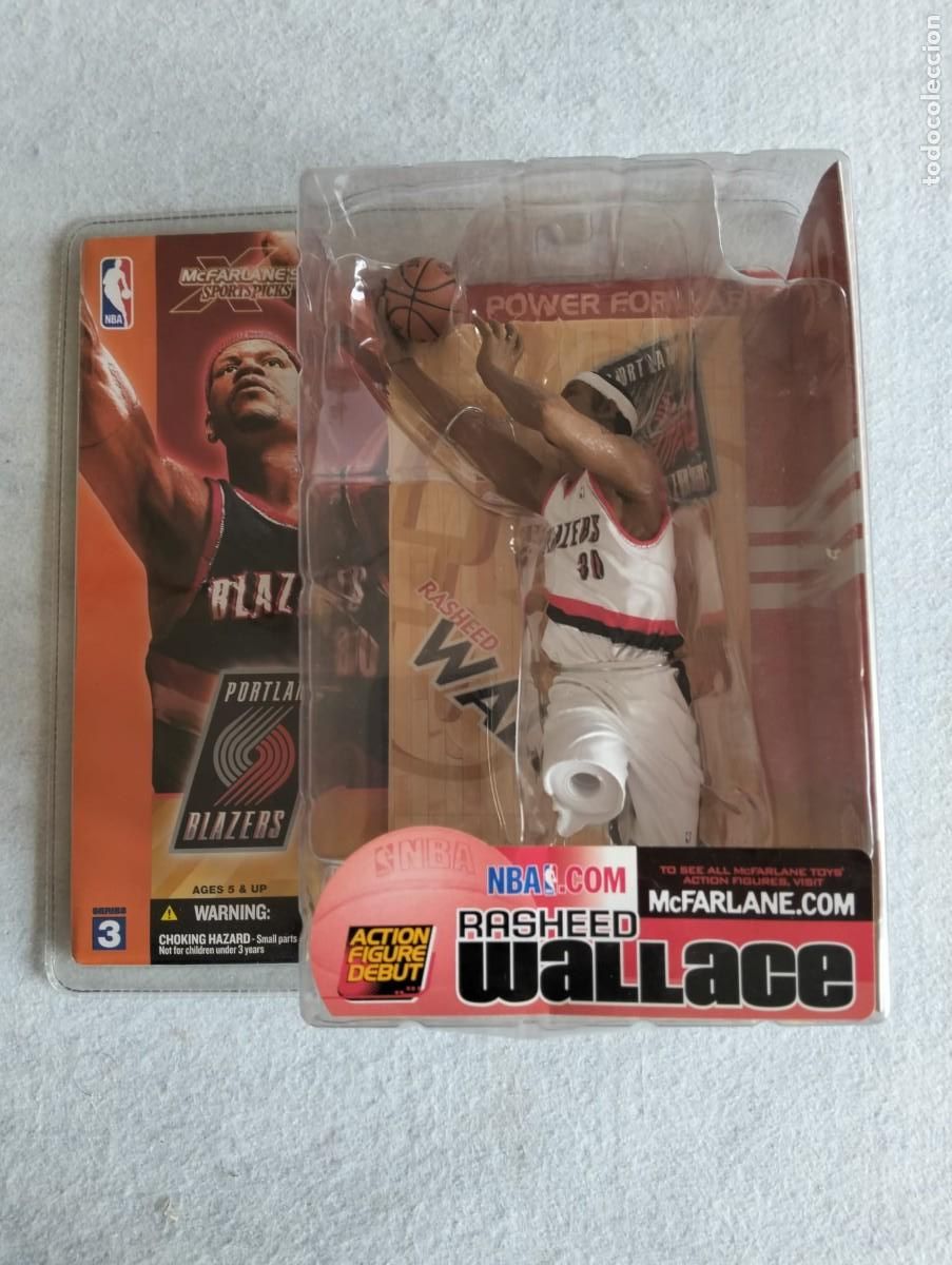Figuras y Mu&ntilde;ecos Mcfarlane: Figura de la NBA Mcfarlane. Jugador Rasheed Wallace