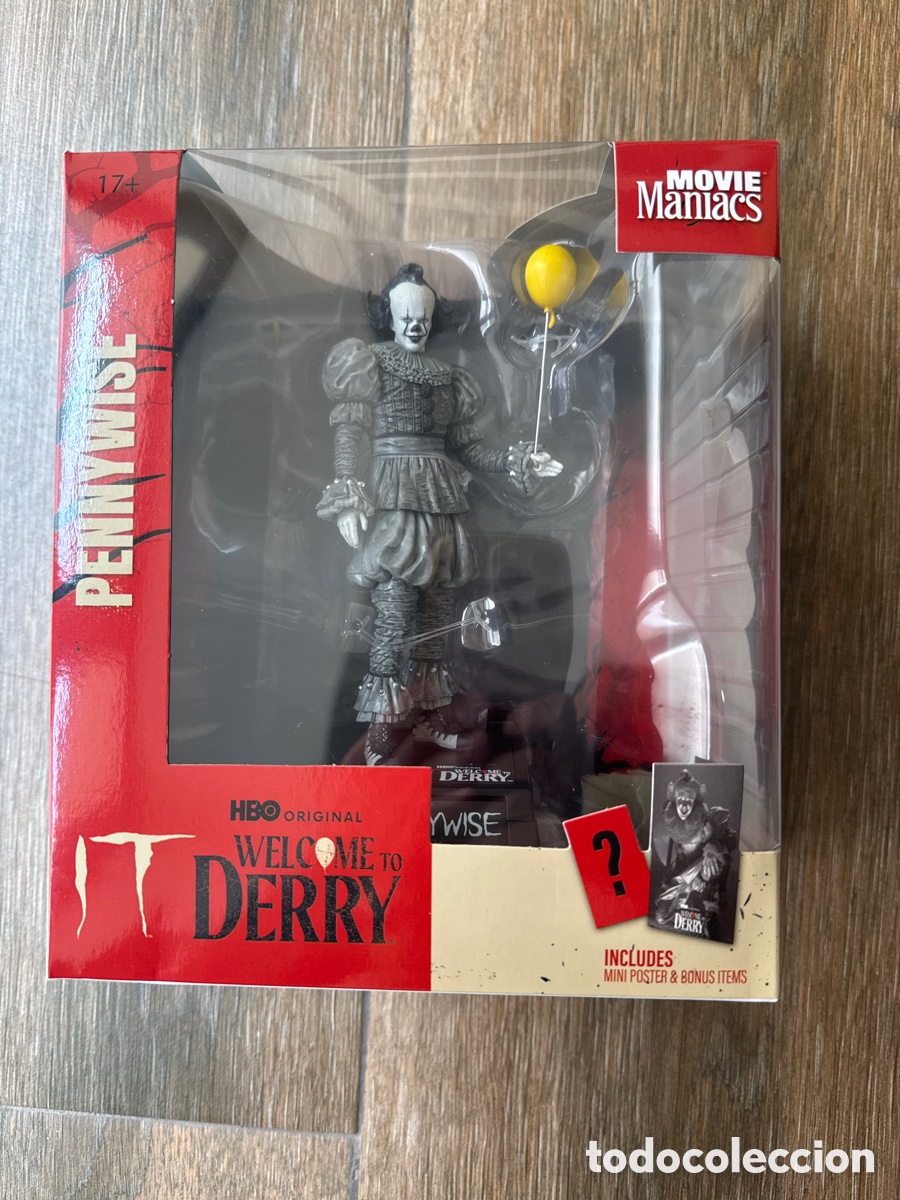 Figuras y mu&ntilde;ecos McFarlane: Figura Pennywise It Welcome to Derry Movie Maniacs McFarlane Toys