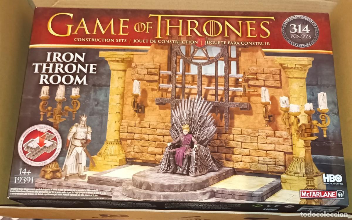 Figuras y mu&ntilde;ecos McFarlane: Maqueta McFarlane Juego de Tronos Iron Throne Room Sala Trono de Hierro