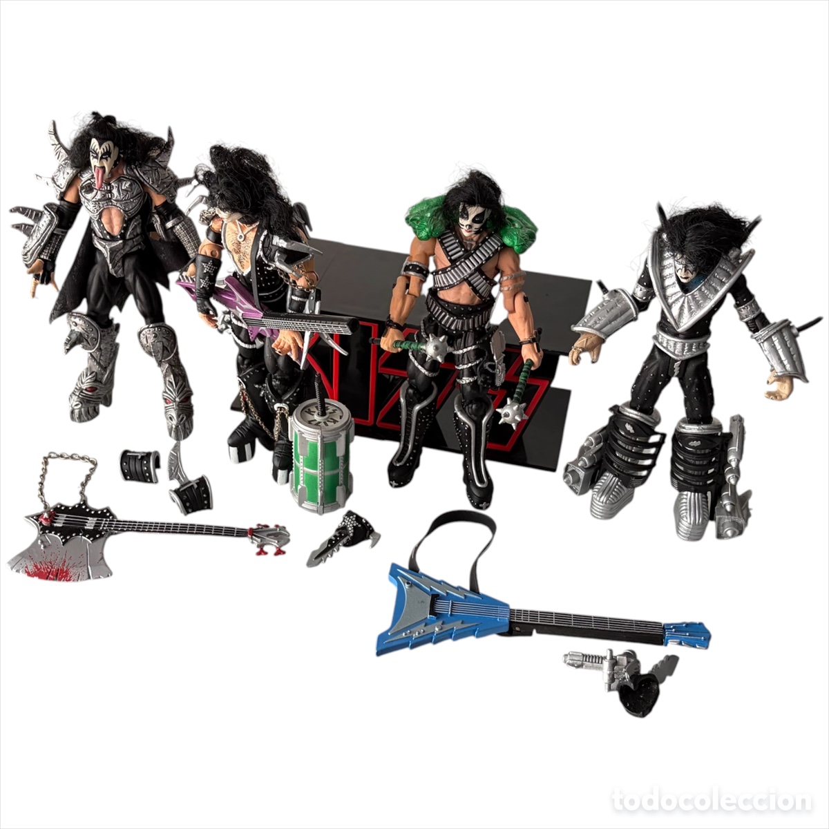 Figuras y mu&ntilde;ecos McFarlane: Lote de 4 figuras KISS de McFarlane Toys, 1997.