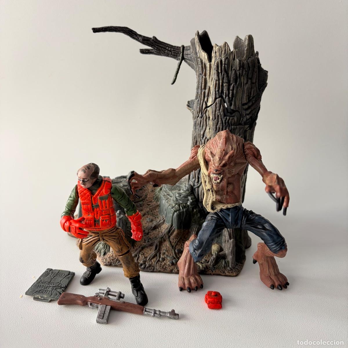 Figuras y mu&ntilde;ecos McFarlane: Figura mu&ntilde;eco playset Werewolf Hombre Lobo McFarlane Monsters 1997
