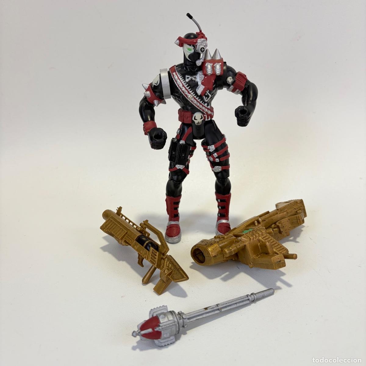 Figurines et Jouets McFarlane: figura mu&ntilde;eco Commando Spawn Serie 2 McFarlane Toys 1995 Gold Guns