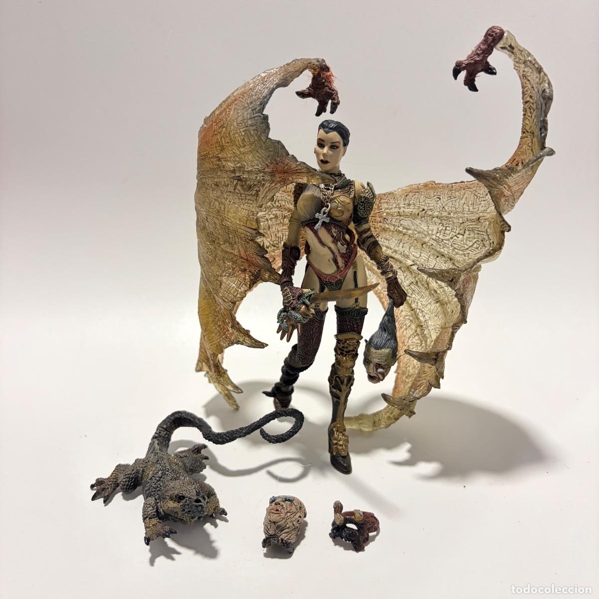 Figurines et Jouets McFarlane: figura mu&ntilde;eco Nigromante Spawn Dark Ages serie 14 McFarlane Toys 1999 con accesorios