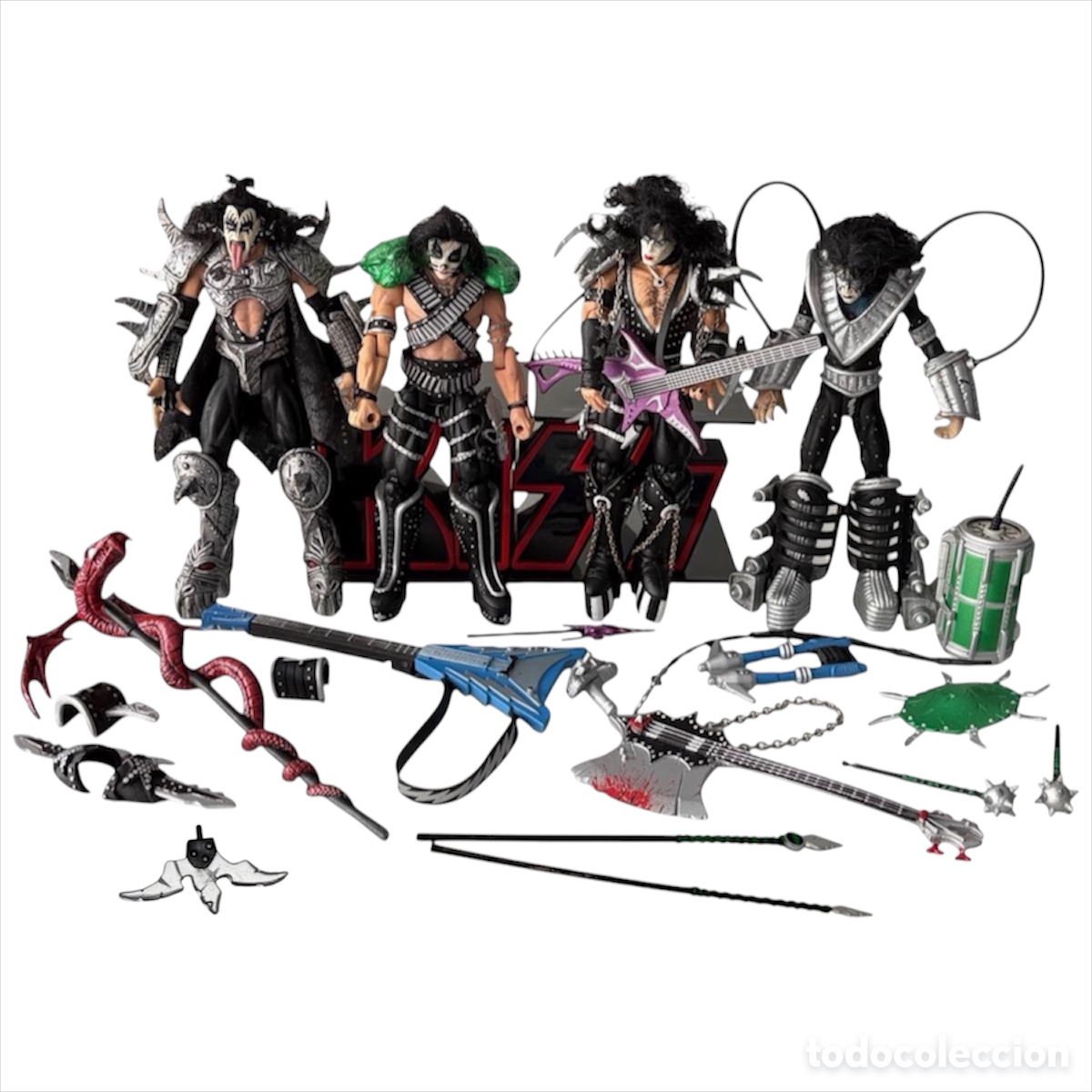 Figuras e Bonecos McFarlane: Lote de 4 figuras KISS de McFarlane Toys, 1997