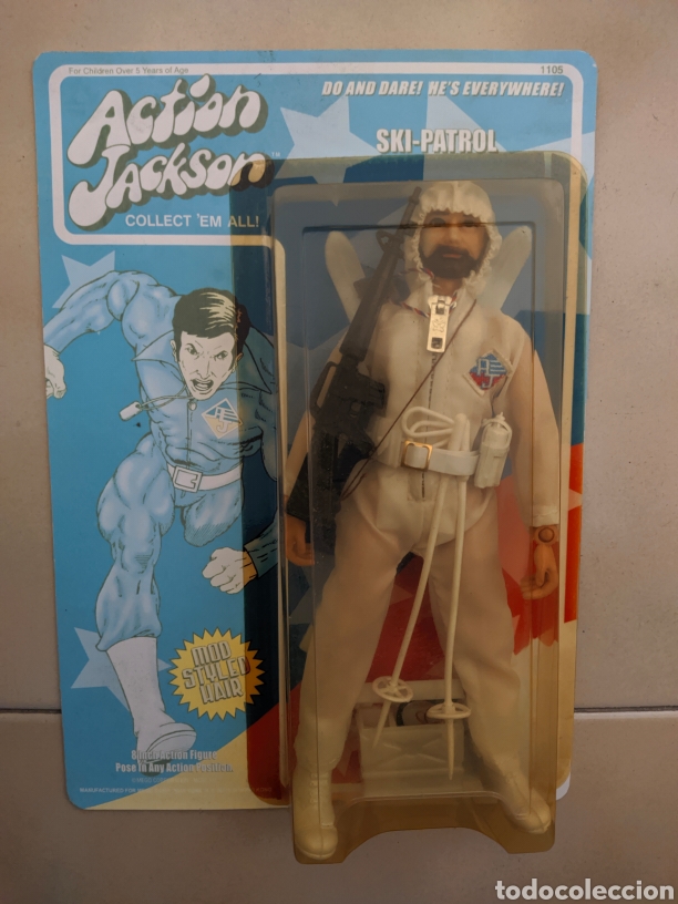 Mego Action Jackson en caja blister repro sin jugar estilo Madelman
