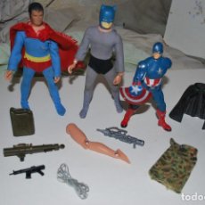 Figuras y Muñecos Mego: LOTE FIGURAS ACCIÓN SUPERMAN, BATMAN..SUPERHÉROES MEGO, MADELMAN, MARVEL. Lote 360433625