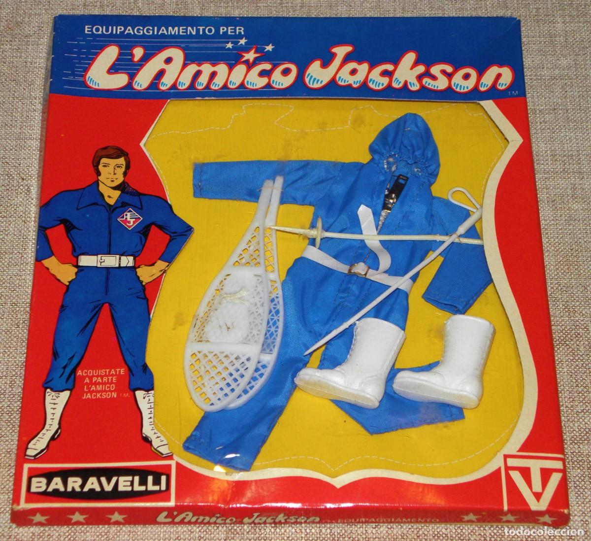 Figuras y mu&ntilde;ecos Mego: ACTION JACKSON - MEGO SETS VESTIDOS Y COMPLEMENTOS REF. 1112 ESQUIADOR/SCIATORE - Foto 1