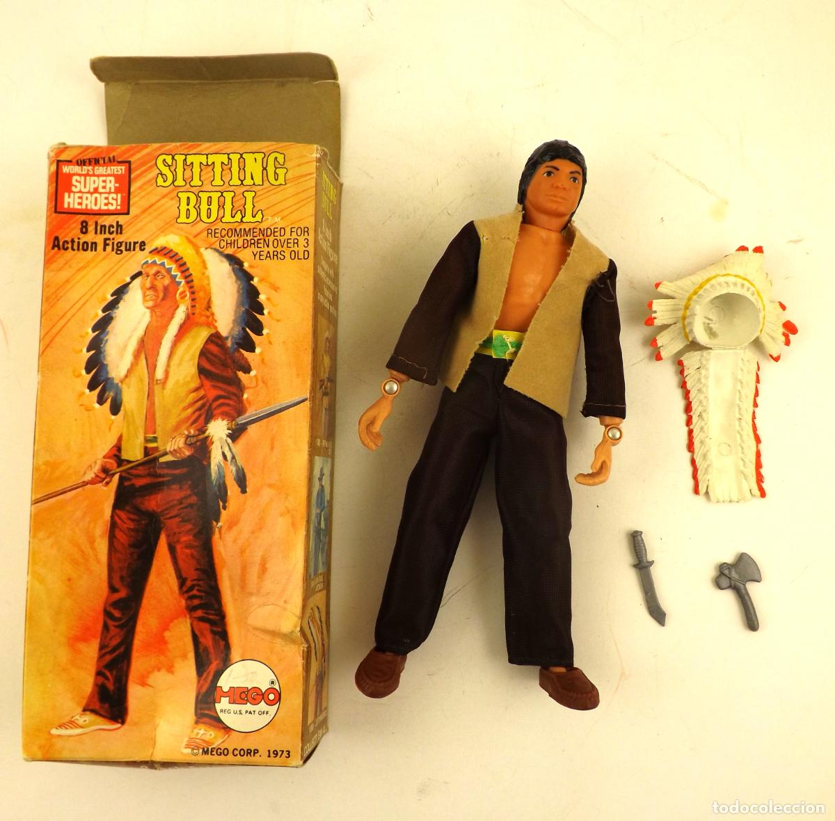 Figuras y Mu&ntilde;ecos Mego: Mego Corporation. Sitting Bull Original