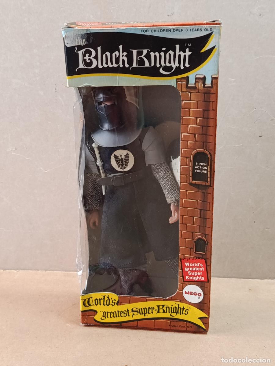 Figuras y Mu&ntilde;ecos Mego: FIGURA ORIGINAL BLACK KNIGHT MEGO CON CAJA
