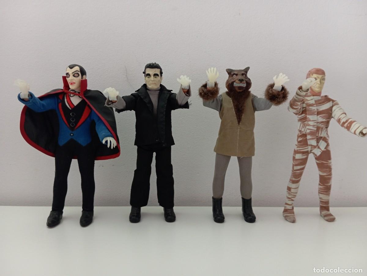 Figuras y mu&ntilde;ecos Mego: MEGOS MONSTRUOS MAD MONSTERS DRACULA-FRANKENSTEIN-HOMBRE LOBO-LA MOMIA ORIGINALES A&Ntilde;OS 70s