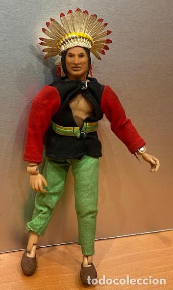 Figuras y mu&ntilde;ecos Mego: MEGO DE LA SERIE OESTE INDIO COCHISE A&Ntilde;O 1974 VINTAGE.
