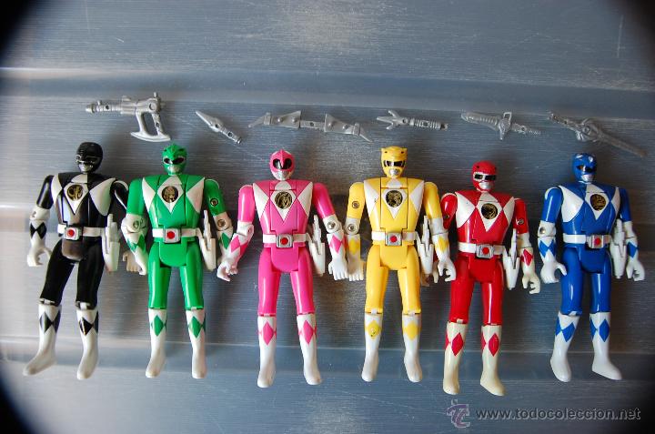 muñecos de power ranger