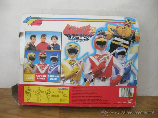 Caja bioman 3 liveman con 2 figuras y un robot - Sold through 