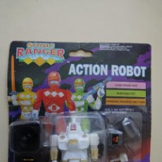 Figuras y Muñecos Power Rangers: SONIC RANGER ACTION ROBOT EN BLISTER AÑO 1994 MARCA SOMA HONG KONG TIPO POWER RANGERS NO.590. Lote 251314930