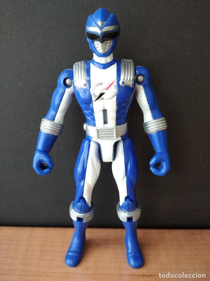power rangers azul-14cm aprox.-bandai 