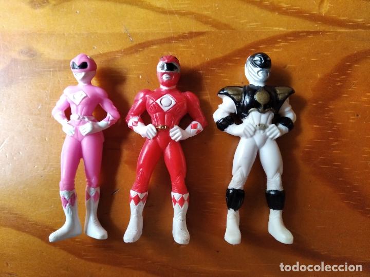 power rangers. lote de 3 figuras pvc - 1º serie - Compra venta en