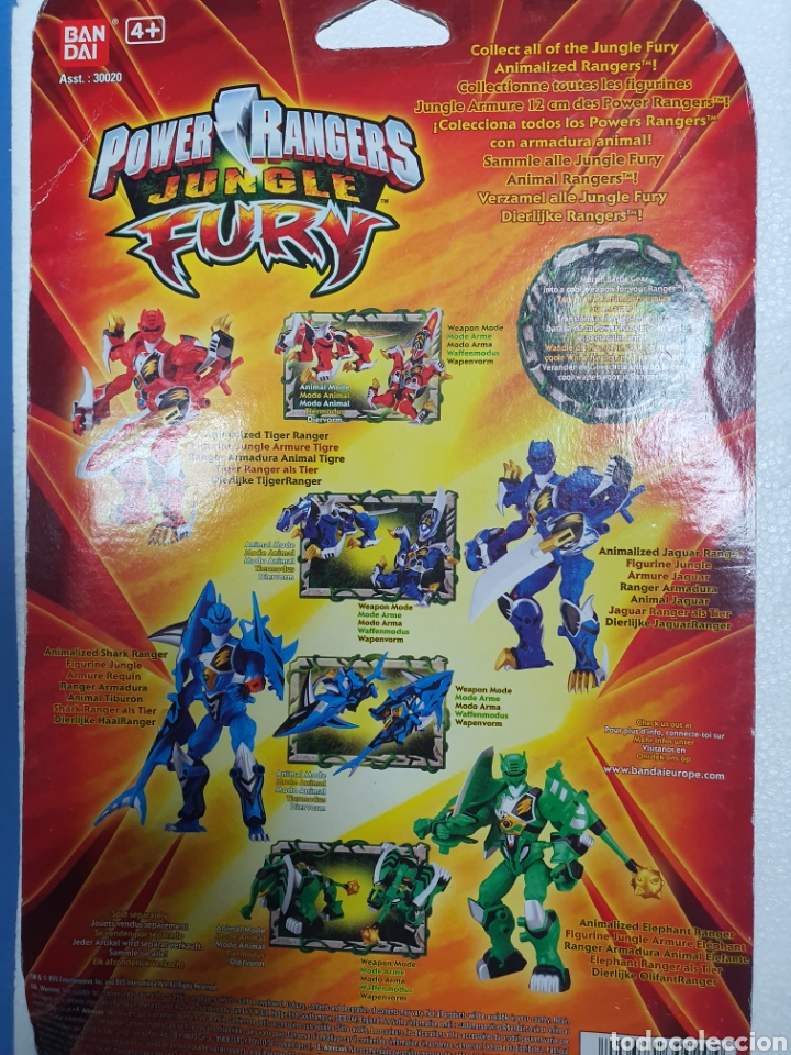 power ranger figura jungle fury bandai - Buy Power Rangers on todocoleccion