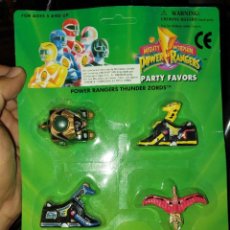 Figuras y Muñecos Power Rangers: BLISTER MIGHTY MORPHIN POWER RANGERS PLACO TOYS AÑO 1993 PARTY FAVORS SABAN. Lote 311662703