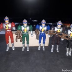 Figuras y Muñecos Power Rangers: LOTE 5 POWER RANGERS BOOTLEG MADE IN CHINA. Lote 312712768