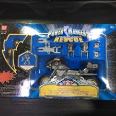 Figuras y Muñecos Power Rangers: POWER RANGER LIGHTSPEED RESCUE TRANS-ARMOUR, SPEED ACORAZADA, BANDAI. NUEVO, GRIS TITANIO. Lote 327064503