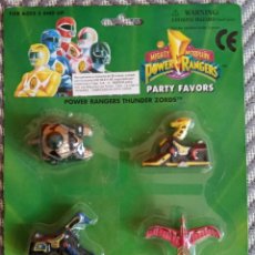 Figuras y Muñecos Power Rangers: MIGHTY MORPHIN POWER RANGERS THUNDER ZORDS PLACO TOYS LOS ÁNGELES CALIFORNIA 1995 BLISTER NUEVO. Lote 360961015
