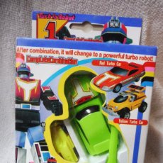 Figuras y Muñecos Power Rangers: TURBO RANGER Nº 1 KIT COMPLEMENTOS YELLOW RED TURBO CAR, MADE IN TAIWAN
