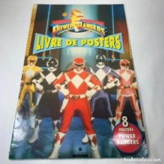 Figuras y Muñecos Power Rangers: POWER RANGERS - LIBRO DE POSTERS - F.P. EDITIONS - JEUNESSE - RARO Y BONITO