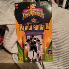 Figuras y Muñecos Power Rangers: MIGHTY MORPHIN POWER RANGERS BLACK RANGER NEGRO EN BLISTER BANDAI AÑOS 90 ** NUEVO **