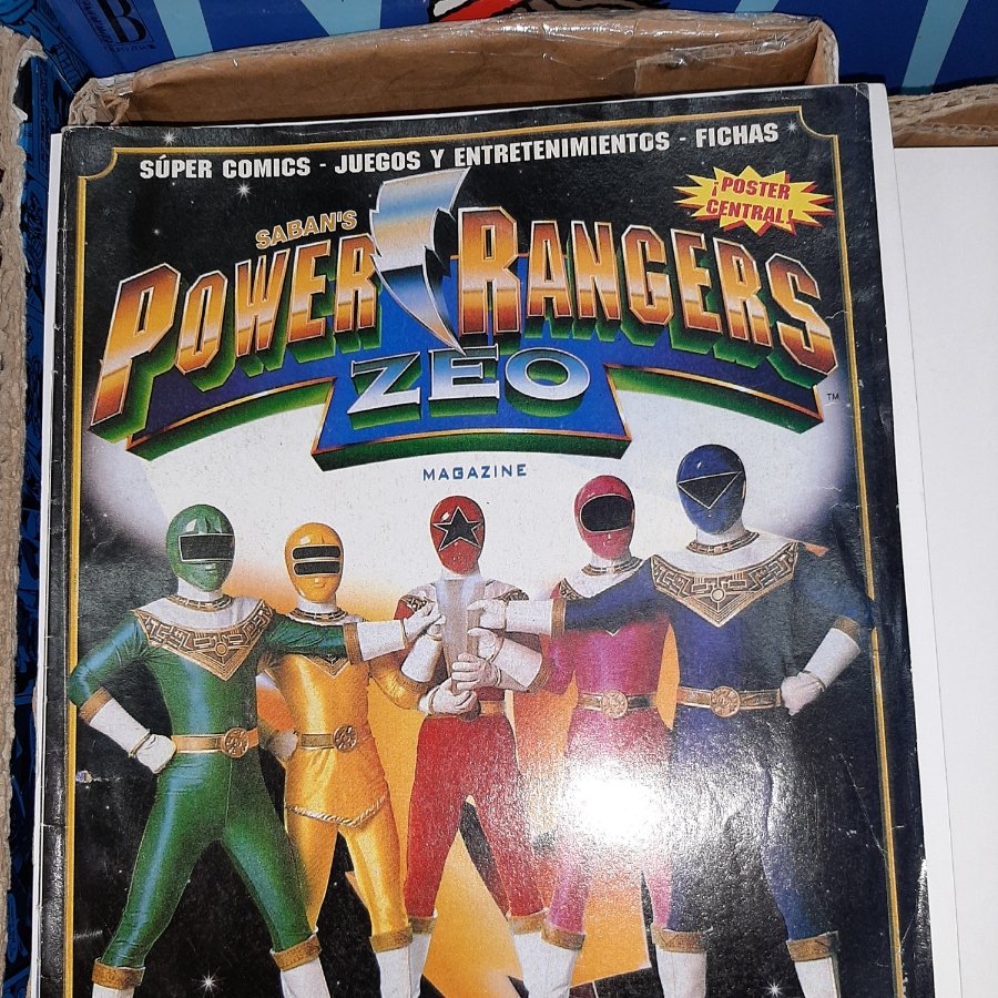 saban's power ranger zeo magazine con el póster - Buy Power Rangers on ...
