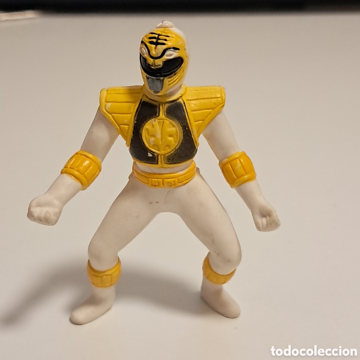 pvc figura 5 cm power rangers blanco - saban 19 - Compra venta en ...