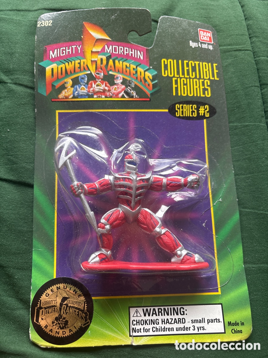Figuras y Mu&ntilde;ecos Power Rangers: Power Rangers blister! A&ntilde;os 90! Mighty Morphin, Bandai (A18)
