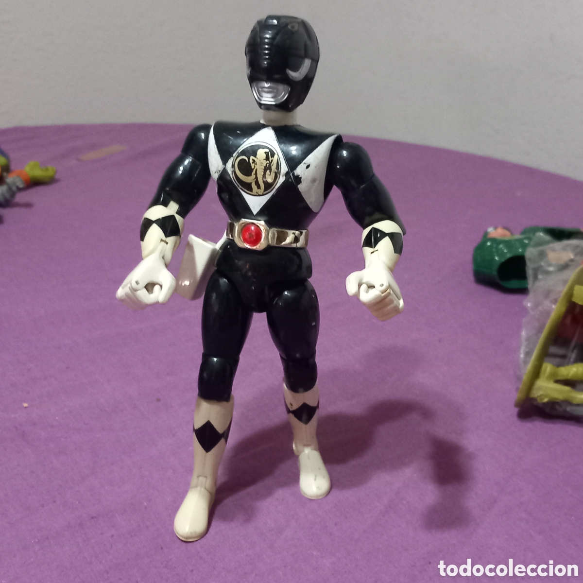 Figuras y Mu&ntilde;ecos Power Rangers: FIGURA POWER RANGERS/ZACH BLACK/BANDAI MIGHTY MORPHIN 1994(21cm)