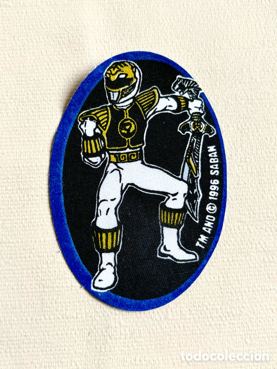 Figuras y Mu&ntilde;ecos Power Rangers: Parche White Ranger Power Rangers 1996 - Tommy Cl&aacute;sico - Deadstock Mercer&iacute;a