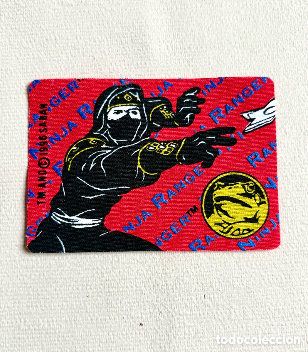 Figuras y Mu&ntilde;ecos Power Rangers: Parche Power Rangers Negro Ninja 1996 - Adam Park - Deadstock Mercer&iacute;a .