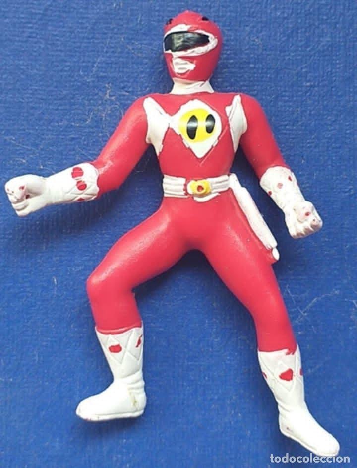 Figuras y Mu&ntilde;ecos Power Rangers: Figura Colecci&oacute;n Powers Rangers Rojo 1993 Saban. 7 Cn.