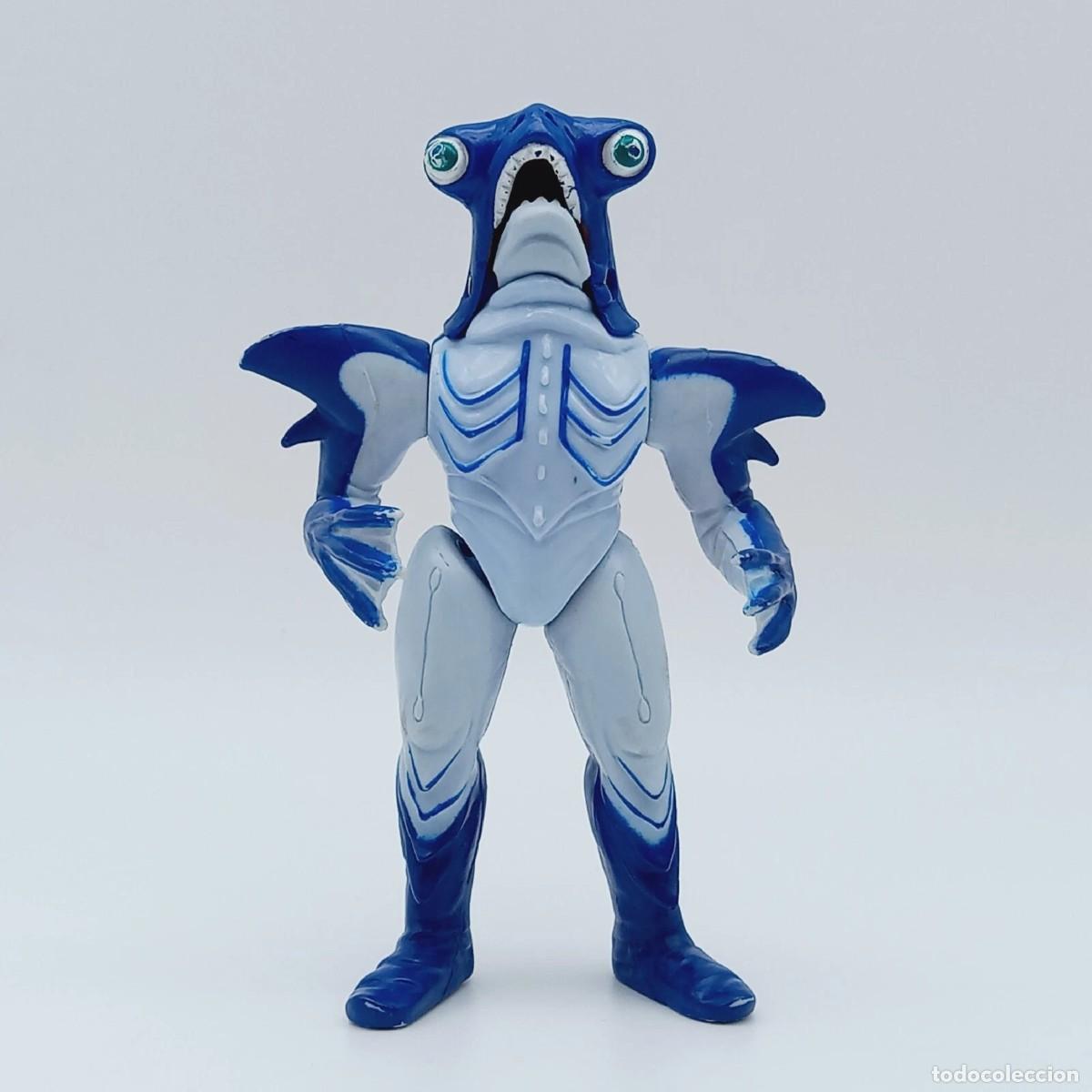 Figuras y Mu&ntilde;ecos Power Rangers: mu&ntilde;eco Action figure Power Rangers Killer Bite Slippery Shark 1994 Bandai genuine